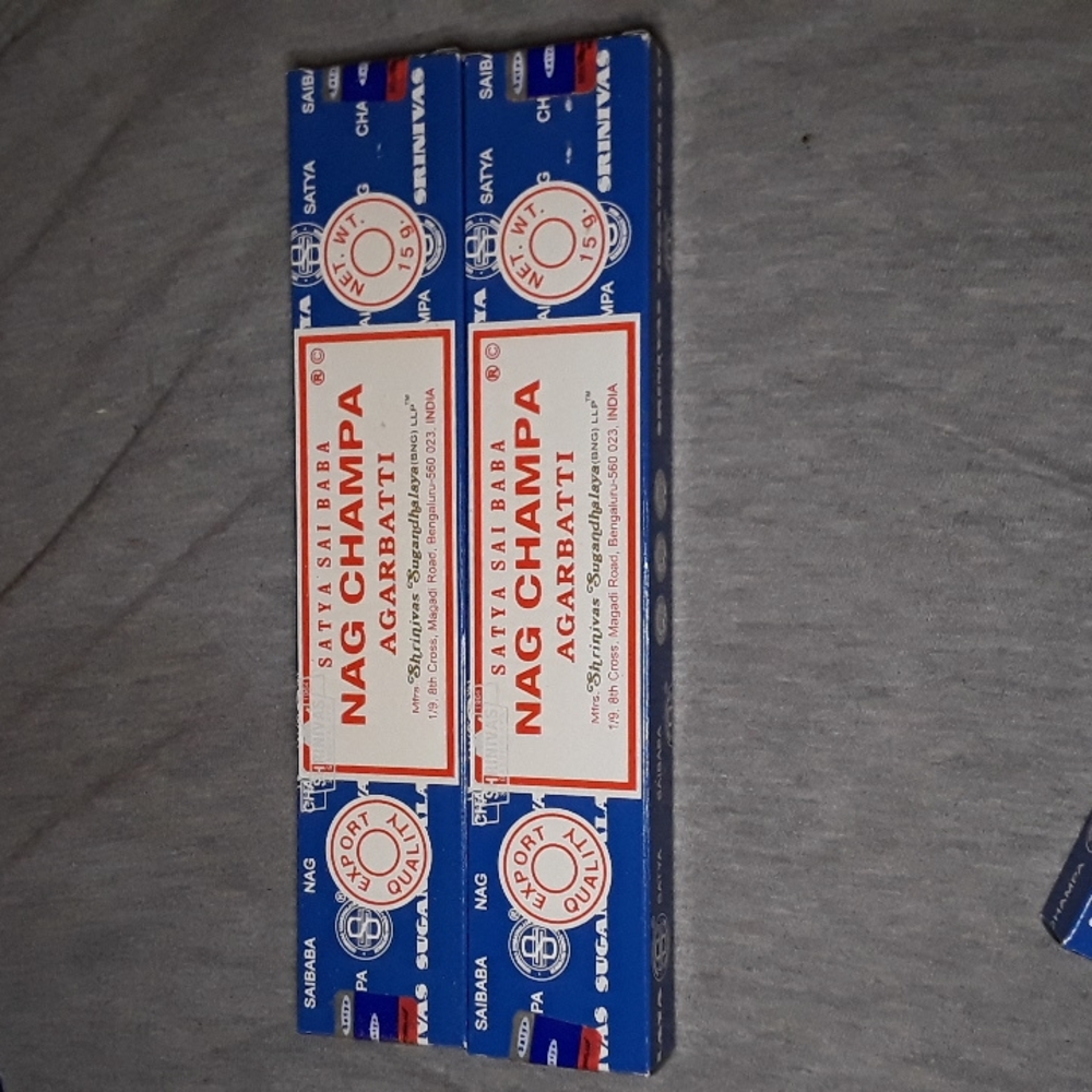 2 pks Nag Champa 15 gm each=30 gms